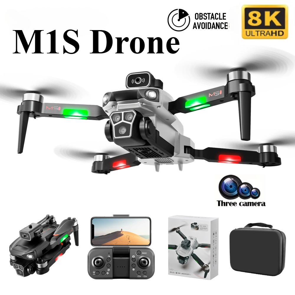 Drone M1S 8K Profissional com  - Jjrc Drone X12 avaliação e preço
