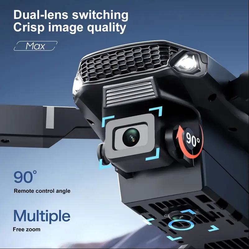 2025 E88 Drone HD Câmera dupla - Eachine Drone E58 avaliação e preço