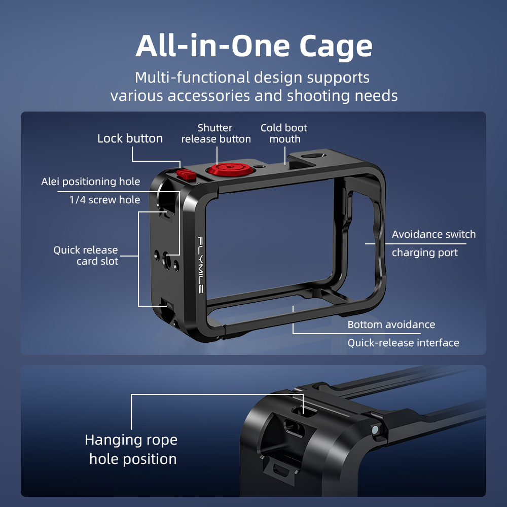 Flymile Gaiola de Metal para D - Drone Gimbal Case avaliação e preço