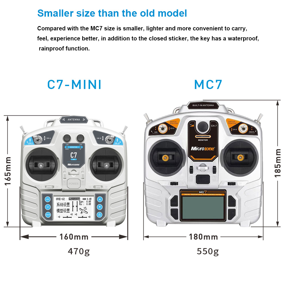 MicroZone MC7 Controlador C7 M - Drone Gimbal Controller avaliação e preço