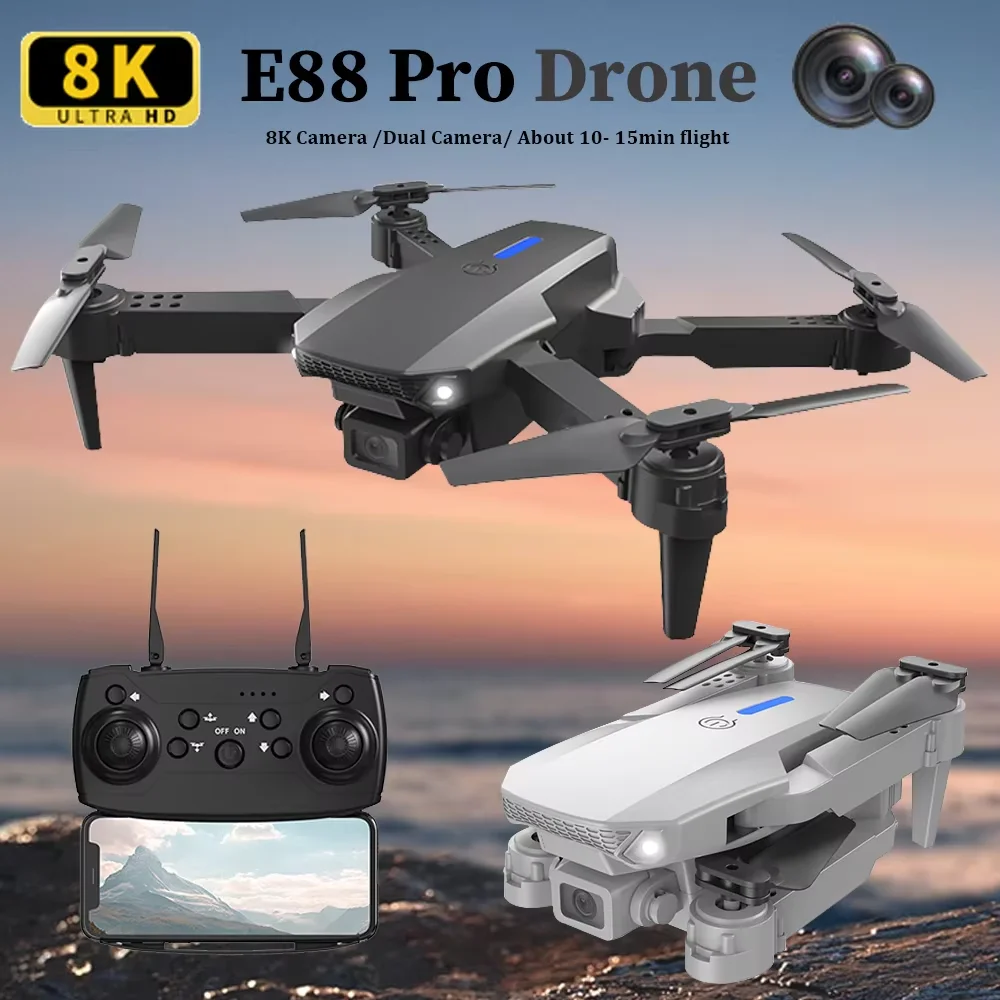 Drone Profissional HD 2025 E88 - Eachine Drone E58 avaliação e preço